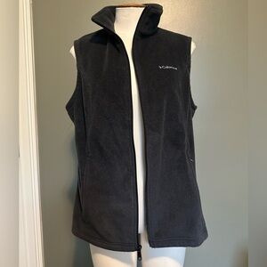 Columbia Charcoal Gray Fleece Vest